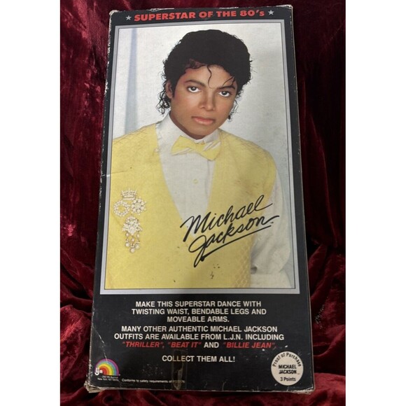 Michael Jackson Doll Grammy Awards Outfit Superstar of The 80s Blue - Picture 7 of 7